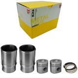 Kit Motor Camisa Pistão Anel Motor Om904 Original Mahle