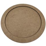 Moldura Redonda Em Mdf - 14cm Interno - Atelie Arte Coisas