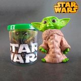 Kit Boneco Jedi Yoda 11cm + Caneca Star Wars Jedi 350ml