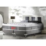 Cama Box + Colchão Castor King Size Plush Light Stress 180x200x74cm