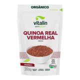 Quinoa Real Vermelha Orgânica Em Grãos Vitalin 200g