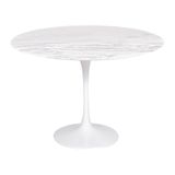 Mesa Saarinen Redonda Espírito Santo 137cm - Base Branca