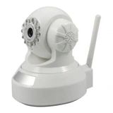 Camera Ip 2p2 Wifi Sem Fio Gravação Branco