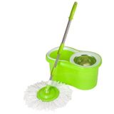 Mop Esfregão Giratório de Limpeza Inox com Rodinha e Refil