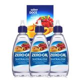 Adoçante Zero Cal Sucralose Liquido 100ml Kit 3
