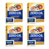 Adoçante Em Pó Zero-cal Aspartame 4 Caixas C/50 Sachês