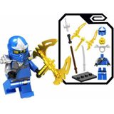 Boneco Blocos De Montar Jay Double Blade Ninjago