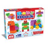 Blocos De Encaixe Baby Block 25 Peças Big Star 355