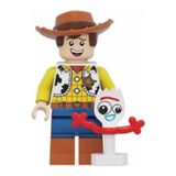 Boneco Blocos De Montar Woody Com Sporky Toy Story