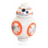 Kit Com 2 Robôs Bb-8 Star Wars Boneco Blocos De Montar