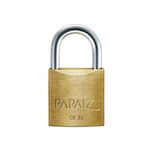 Cadeado Papaiz Médio Cr 35mm Latão Maciço 2 Chaves