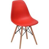 Cadeira Charles Eames Eiffel DSW - Vermelha - KzaBela