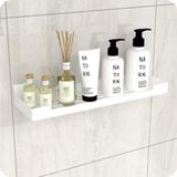 Porta Shampoo Suporte Organizador Banheiro Branco Elg