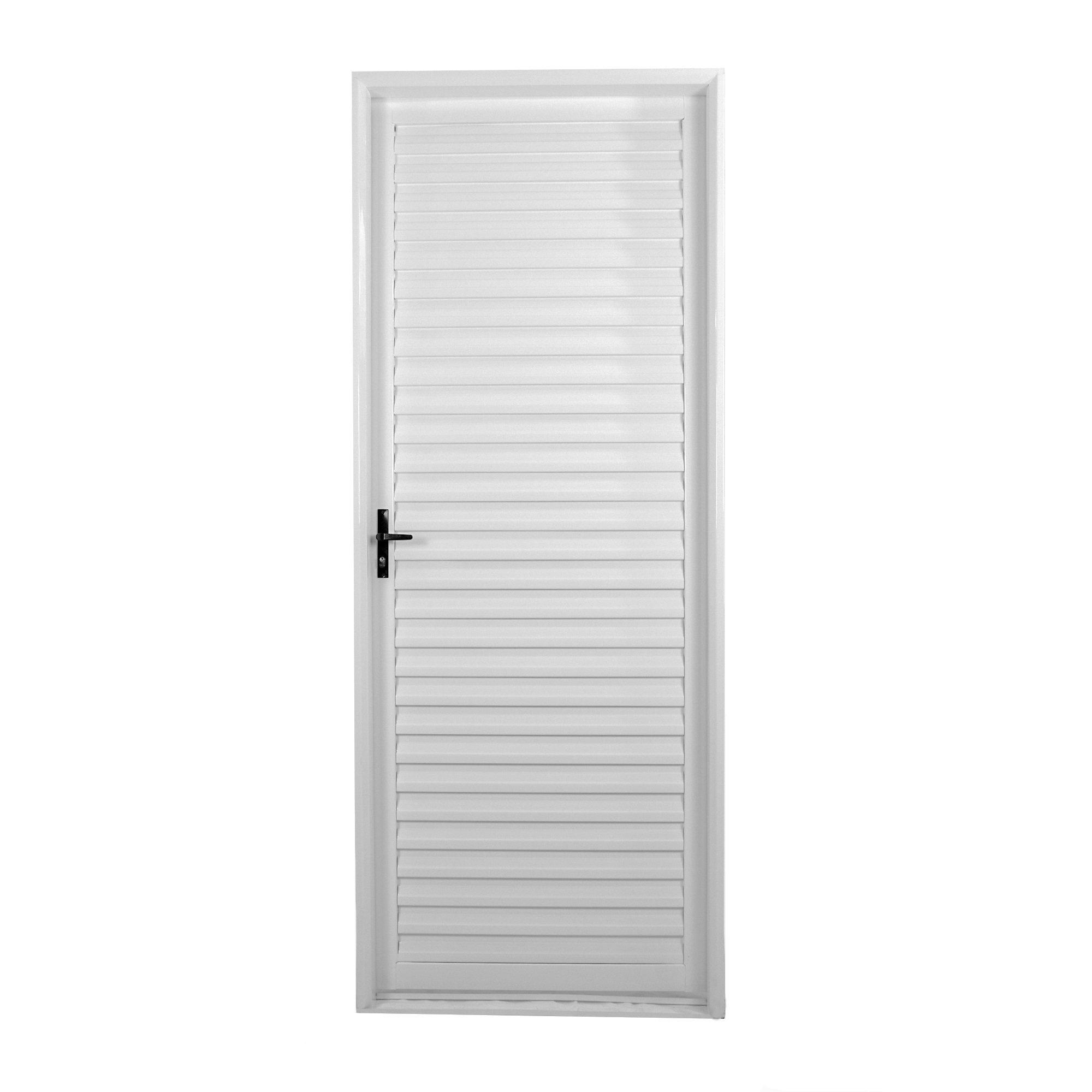 Porta De Aço Laminada 215x65cm Minas Sul Mgm Branco