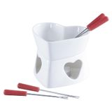 Conjunto De Fondue Herstal Branco 7 Peças