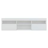 Rack Suspenso Para Tv Até 65 Fg3326 Com 2 Portas Branco