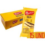 Bolinho Duo Chocolate Bauducco 27g - 15 Unidades