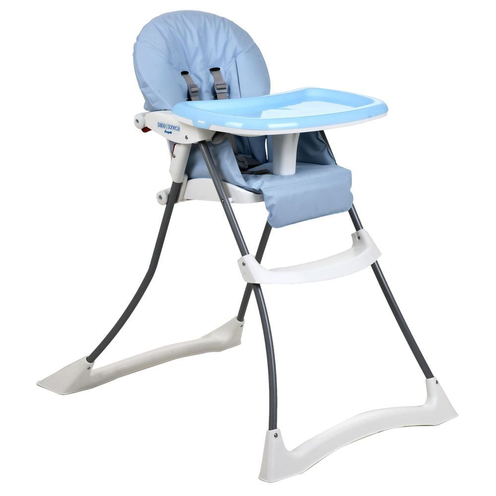 Cadeira De Alimentação Burigotto Pappa E Soneca 6 A 36 Meses Até 15 Kg Baby Blue Azul