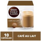 Dolce Gusto, 10 Cápsulas, Cápsula Café Au Lait
