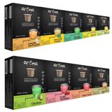 Kit 150 Cápsulas Compatíveis Nespresso Degustação Chá Aroma