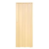 Porta Sanfonada De Pvc 210x135cm Bariri Creme
