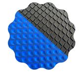 Capa Térmica Piscina 2x2 500 Micras - Proteção Uv Black/blue