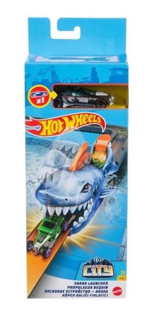 Lançador Hot Wheels Nemesis Tubarão Gvf43