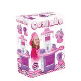 Brinquedo Cozinha Faz De Conta Rosa 790347 Pais E Filhos