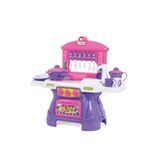 Cozinha De Brinquedo Calesita Mini Chef Rosa Com Água