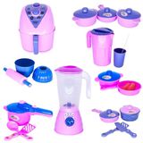 Brinquedo Cozinha Menina Jogo Panela Air Fryer Jarra 21pç