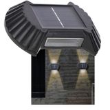 Luminaria Solar Parede Balizador Led Spot Iluminaçao Quintal