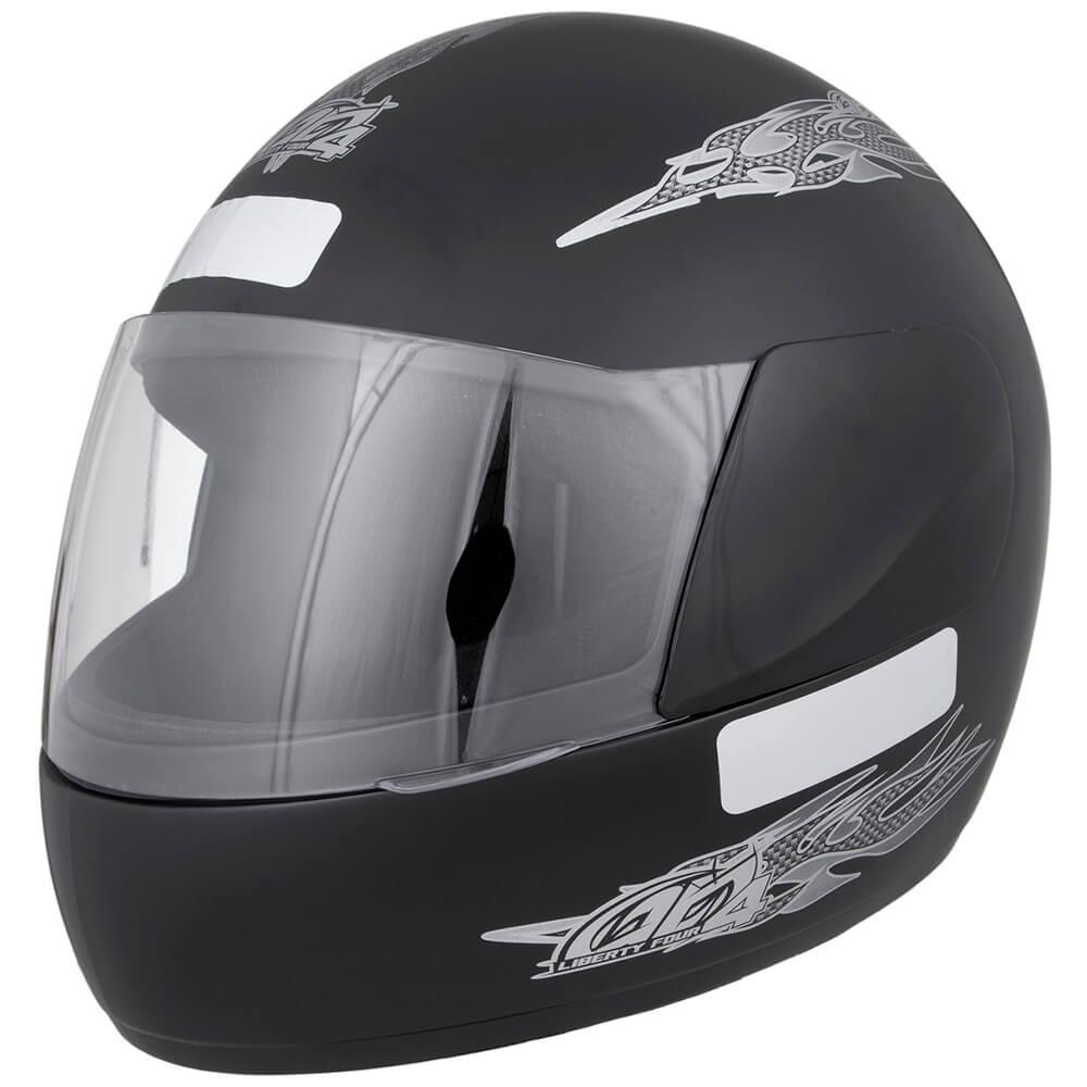 Capacete Moto Liberty Four Pro Tork Tamanho 58 Fechado Azul