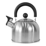 Chaleira Inox 2000ml Com Apito Decoração Cozinha Água