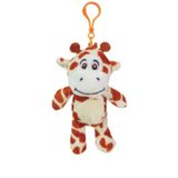 Chaveiro De Pelúcias Zoo Animais Girafa Unik