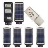 Luminaria Solar Kit 5 Und Led Sensor Presença Movimento 120w