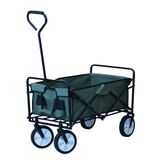 Carrinho De Praia Dobrável Camping Roller Suporta Até 80kg