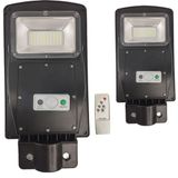 Luminaria Solar 60w 2un Sensor De Movimento Controle Led