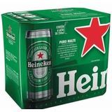 Cerveja Heineken Lata 250ml - Pack Com 6 Latas