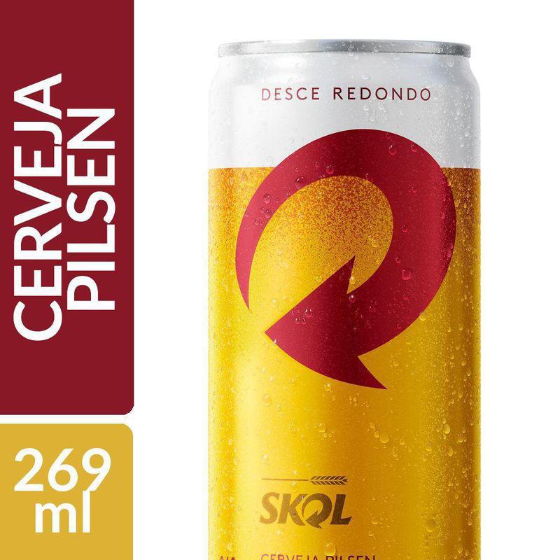 Cerveja Skol Lata 269ml 15 Unidades