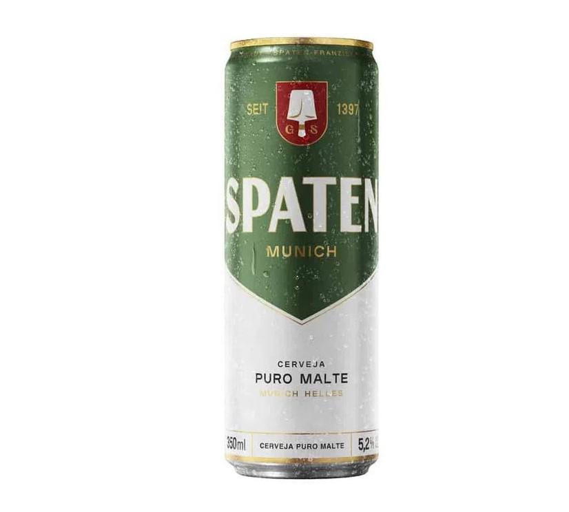 Cerveja Spaten Lata 350ml - Pack 12 Unidades