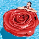 Bóia Colchão Inflável para Piscina Rosa Vermelha Intex