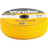 Corda Multifilamentada Trançada 5mmx250m 2,7kg Amarela Polip
