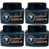 Kit 4 Gel Cartilagem De Tubarão 240g Arnica Alecrim Copaíba