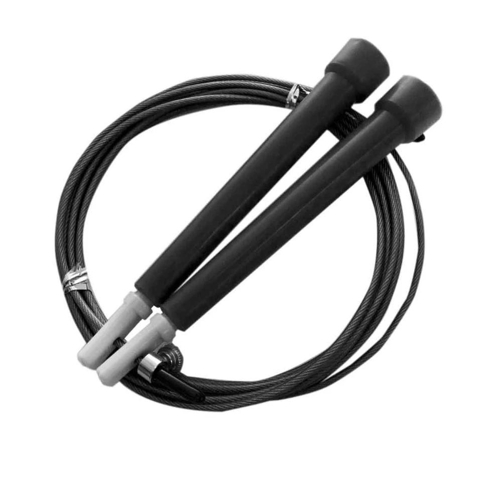 Corda De Pular 3m Cabo De Aço Rolamento Crossfit Speed Rope