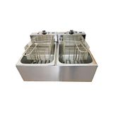 Fritadeira Elétrica 2 Cubas Plus Aço Inox 10l 110v 3600w