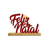 Decoração Feliz Natal Palavras Enfeite Lettering Colorido