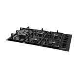 Cooktop Mesa 5 Bocas Vidro Gás Fg5335vp Suggar Preto Bivolt