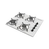 Fogão Cooktop 4 Bocas Ultra Chama Bivolt - Branco - Chamalux