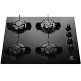 Cooktop A Gás 4 Bocas Ke4gp Mesa De Vidro Temperado Electrolux