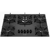 Cooktop Mueller 5 Bocas Queimador Tripla Chama Preto Bvolt